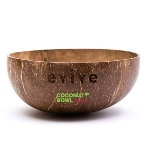 Coconut Bowl With Custom Laser Engraving (NCB-0042)