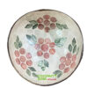 Coconut Bowls With Flower Shape Mosaic (DCB-0015)