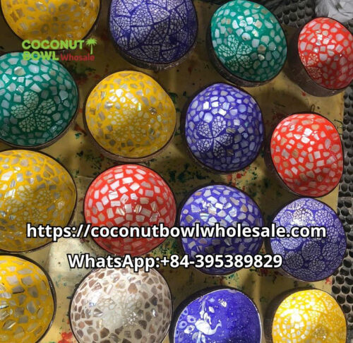 Wholesale Egg Shell Inlaid Coconut Bowl