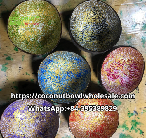 Wholesale Egg Shell Inlaid Coconut Bowl