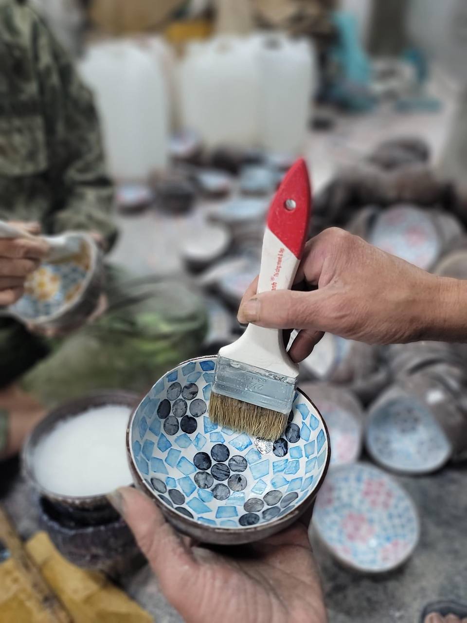 coconut bowl decorative