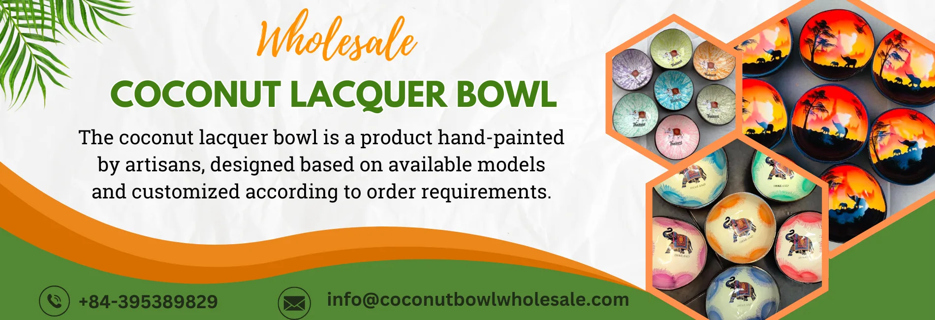 Coconut shell candle bowl wholesale, manufacture, bulk