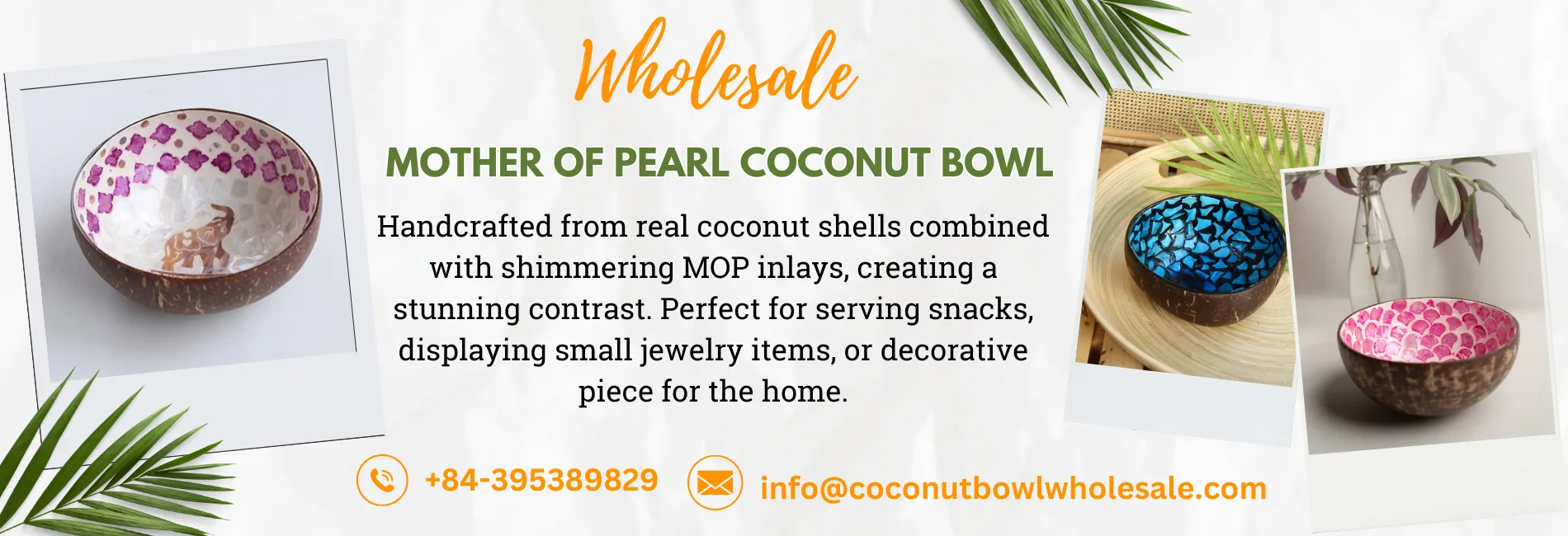 Coconut shell candle bowl wholesale, manufacture, bulk