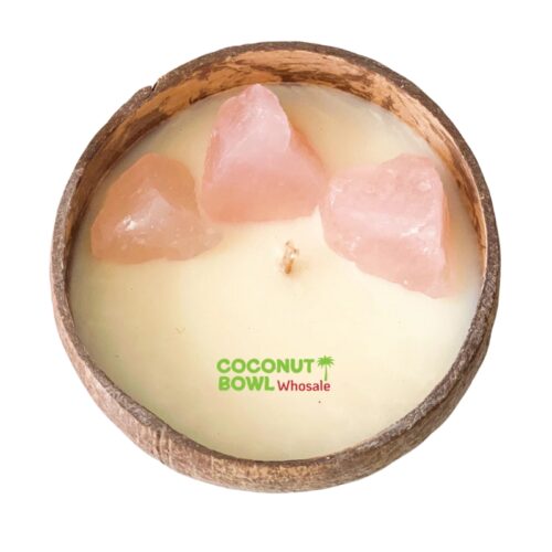 Coconut Shell Candle Making Wax Bowl (CBC-0011)