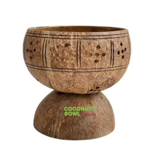 Coconut Shell Flower And Planter Pot (DCB-0047)