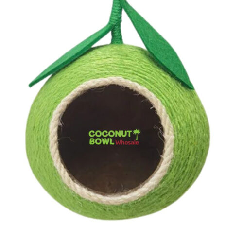 Coconut Shell Hanging Birds Nest (CBP-0012)