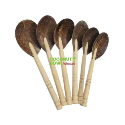 Handmade Coconut Shell Kitchen Spoon (CSS-0003)