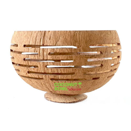 Natural Coconut Shell Pot For Plant Flower (DCB-0049