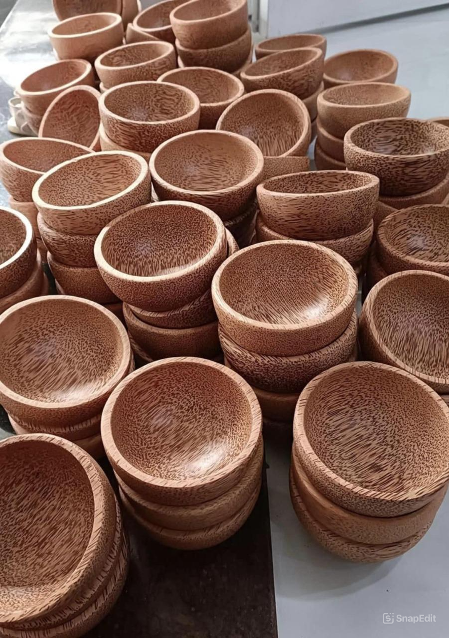 Our coconut wood bowl Manufacturing Workshop