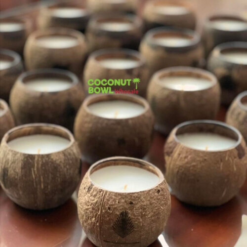 Wholesale Coconut Shell Soy Candle