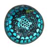 blue sea turtle mother of pearl coconut bowl, wholesale, bulk