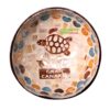 mother of pearl inlaid sea turtle coconut bowl, wholesale, bulk