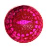 pink fish design mother of pearl coconut bowl