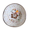 Coconut Bowl Mother of Pearl Hibiscus Flower Wholesale