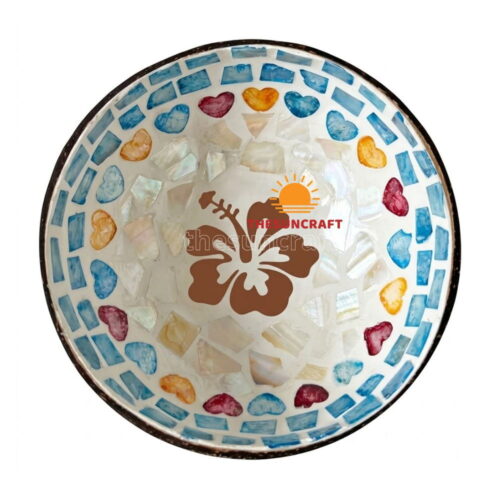 hibiscus flower mauritius coconut bowls