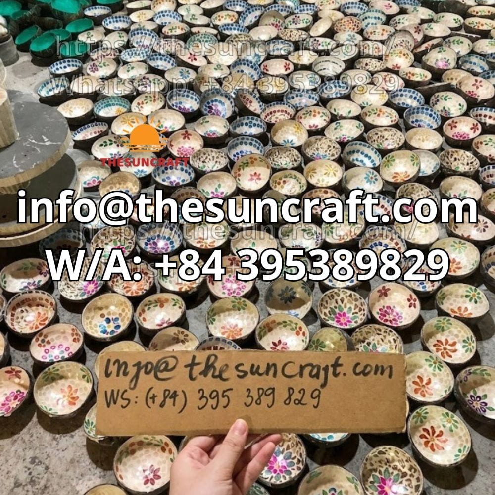 Coconut bowls wholesale Vietnam, mother of pearl coconut bowls, coconut bowls, wholesale, bulk